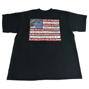 Vintage 90s Fred Babb Art Shirt Herren XL Dear Mr President Hawaii Single Stitch - Bild 1 von 7