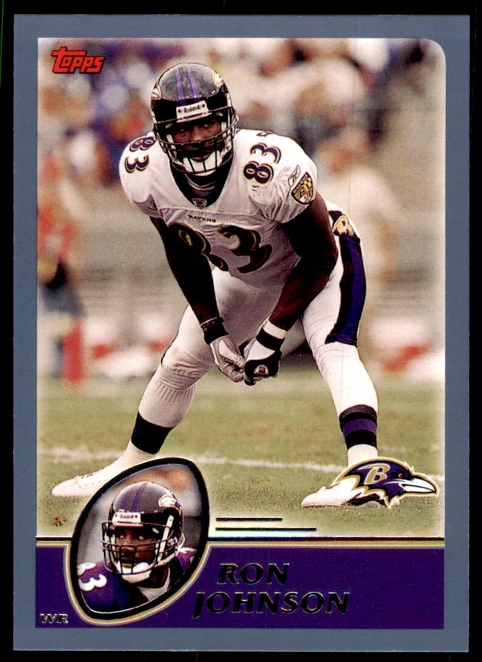 2003 TOPPS RON JOHNSON BALTIMORE RAVENS #182 - Image 1 of 2