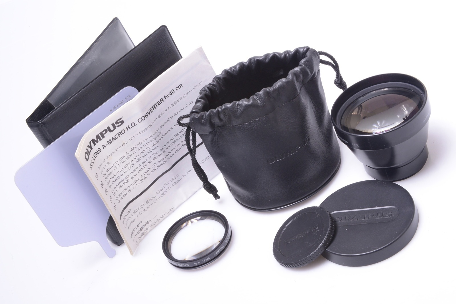 Olympus Is L A Macro H Q Converter 40cm A 0 1 5x Lens Mint Ebay