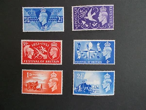 GB GVI 1946-51 3 Complete Sets: Victory, Liberation & Festival of Britain M/N/H - Picture 1 of 1