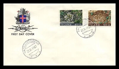 Iceland 1967 FDC, Birds Nests. Lot # 9. - Image 1 of 2