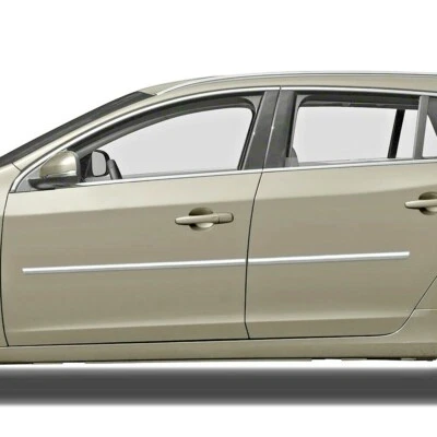 For: Volvo V60 2010-2017 Chrome Body Side Moldings #CBM-300-40414243 Foto 1 de 4