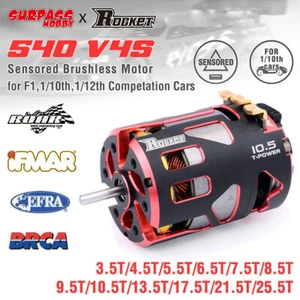 Surpasshobby 540 V4S Sensored Brushless Racing Motor 120A ESC for 1/10 RC Car - Picture 1 of 56