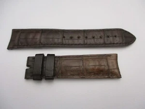 VACHERON CONSTANTIN 20mm x 18mm Brown Leather Watch Strap Band Pair 082198 GVF - Picture 1 of 14