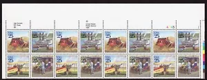 Scott #2437a 20th Universal Postal Congress Plate Block of 16 Stamps MNH UR - Picture 1 of 1