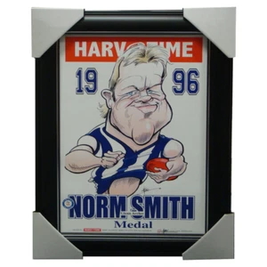 Glenn Archer 1996 Norm Smith Kangaroos Harv Time Limited Edition Print Framed - Picture 1 of 1