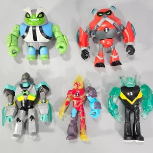 Ben 10 Actionfigur Heatblast Slapback Omni-Kix Diamondhead Overflow 5 Stück - Bild 1 von 23