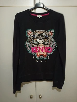 Jersey para mujer Kenzo Tiger negro bordado M, tarifas de importación GRATIS para EE. UU. Foto 1 de 4