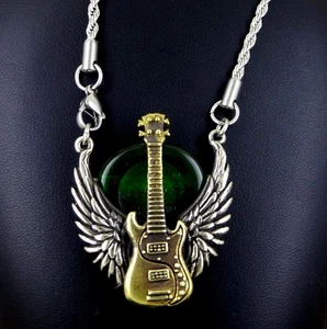 Soporte de selección de bajo Fender alado colgante firmado por artista EE. UU. 2014 - Imagen 1 de 3