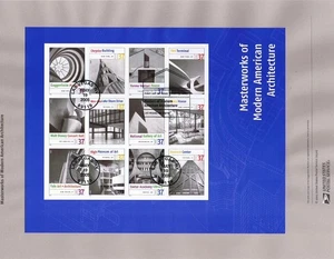 #0510 37c American Architecture MS #3910 Souvenir Page - Picture 1 of 2