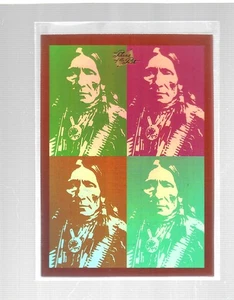 Red Cloud 2025 Pieces of the Past Wild West Pop Art Red 43/50 card #795 - Picture 1 of 2