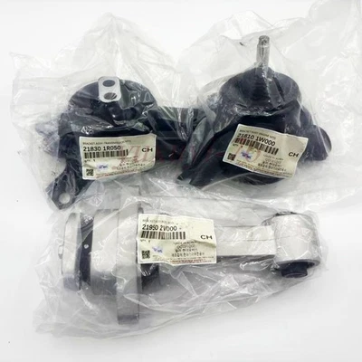 OEM For Hyundai Accent Elantra Kia Forte Rio Set of 3 Engine Motor & Trans Mount Foto 1 de 4