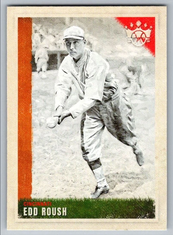 2022 Panini Diamond Kings Edd Roush Cincinnati Reds #17 - Image 1 of 2