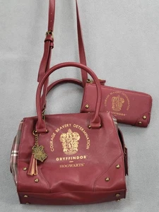 Harry Potter Gryffindor Handtasche Geldbeutel Portemonnaie Set Bioworld Kunstleder Tasche Set - Bild 1 von 24