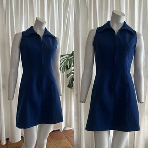 1960s Mod Gogo Mini Dress Space Age Made In Italy Small Medium - Picture 1 of 8