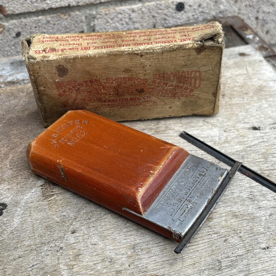 Vintage Skarsten No 62 Hook Scraper With Original Box Very Rare - Image 1 of 4