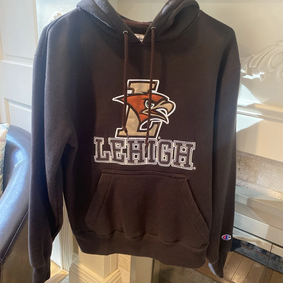 Sudadera con Capucha Lehigh University Champion Pequeña S Mountain Hawk Unisex Foto 1 de 4