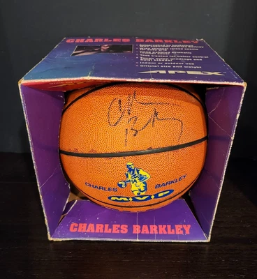 Charles Barkley Firmado Autógrafo APEX MVP Baloncesto 1993 con Caja Certificado de Autenticidad ¡RARO!! Foto 1 de 4