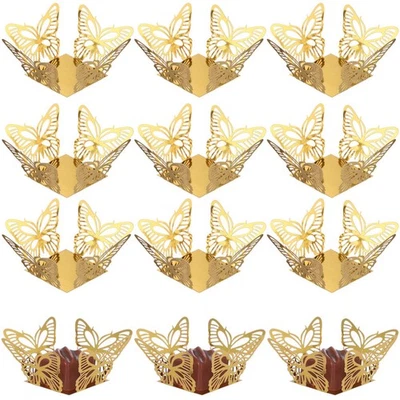  50 Stück Schokolade Verpackung Verpackungen Urlaub Muffin Liner Quadrat Brownie - Bild 1 von 2