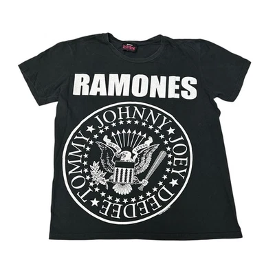 Camiseta Ramones Vintage 2008 Negra 1234 Para Hombre Talla Grande Manga Corta Banda Música Foto 1 de 4