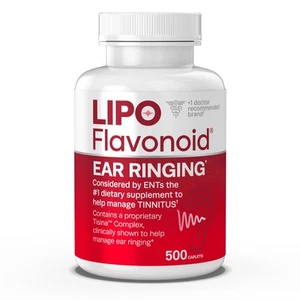 Lipo-Flavonoid Plus Ear Health Supplement | 500 Caplets | #1 ENT Doctor - Picture 1 of 5