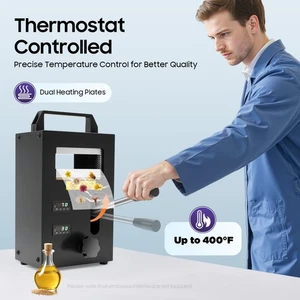 Hydraulic Heat Press Machine Heat Press Machine With Dual Heating Plates 800W - Picture 1 of 23