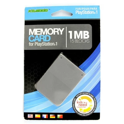 PS1 Playstation 1 PSOne 15 Blocks 1MB Memory Card NEW IN PACKAGE by KOMODO - Image 1 of 4