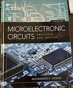 Microelectronic Circuits Analysis And Design; Third Edition, 2017 Hardcover US e - Imagen 1 de 2