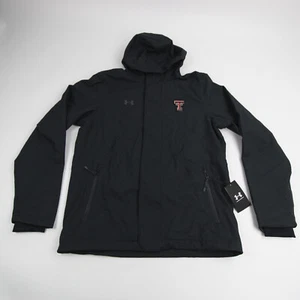 Texas Tech Red Raiders Under Armour Rain Jacket Men's Black New - Picture 1 of 7