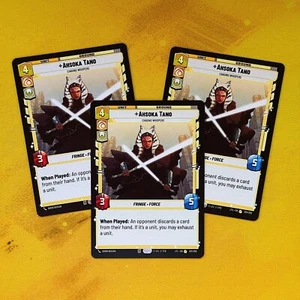 3x Ahsoka Tano Chasing Whispers 201 JTL Salto a Velocidad de la Luz JUEGO SWU Force - Imagen 1 de 2