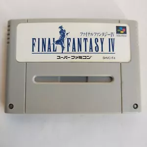 Final Fantasy IV SQUARE pre-owned Nintendo Super Famicom SFC SNES Tested - Picture 1 of 8
