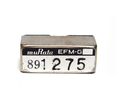 Murata Quarz-Filter / Stimmgabel-Resonator, EFM-G 1275 Hz Tuning Fork, NOS - Image 1 of 2