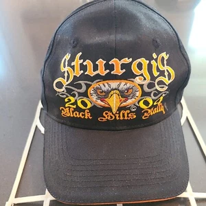 De Colección Sturgis Black Hills Rally 2004 Gorra Negra Trucker Gorra 64º Anual - Imagen 1 de 9