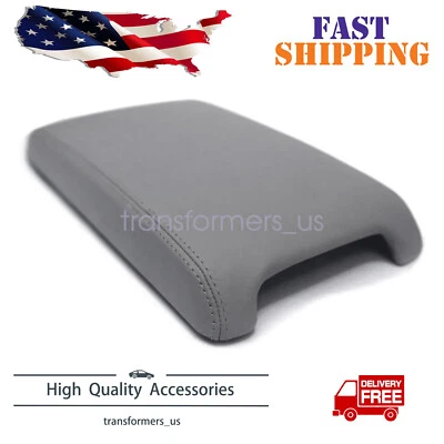 Se adapta a Toyota Camry 2012-2017 cuero consola central tapa reposabrazos cubierta revestimiento gris Foto 1 de 4