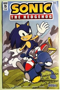 SONIC The HEDGEHOG Comic Book IDW #5 Cover B May 2018 Bagged & Boarded VF - Picture 1 of 3