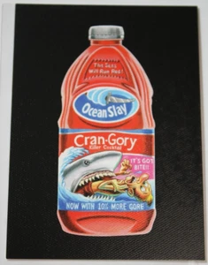 WACKY PACKAGES 2013 ANS11 BLACK CANVAS card #54 "Cran Gory" - Picture 1 of 4