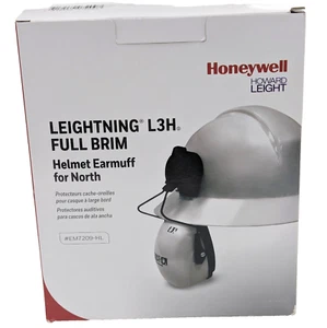 Honeywell L3H Leightning Full Brim Hard Hat Mounted Earmuff For North EM7209-HL - Picture 1 of 7
