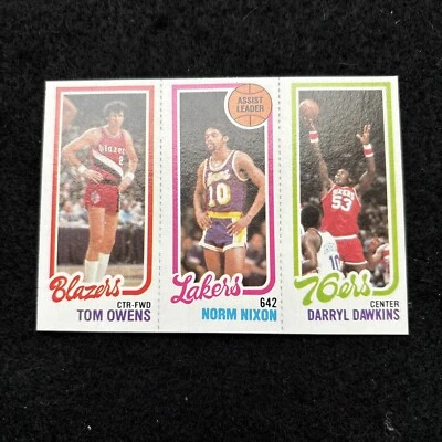 1980/81  TOPPS  OWENS NIXON DAWKINS   C 4327 - Image 1 of 2