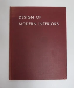 Buch DESIGN OF MODERN INTERIEURS Morrow Ford New York 1942 Architectural book - Bild 1 von 11