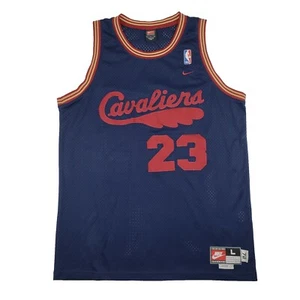 Vintage 2004 Nike Lebron James Cleveland Cavaliers Jersey Rewind Swingman Large - Picture 1 of 19