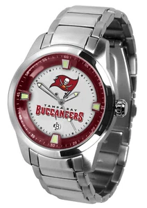 Tampa Bay Bucs Watch Mens Game Time Titan Stainless Date Wristwatch - Picture 1 of 1