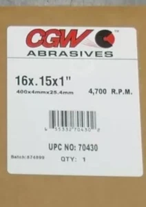 CGW 70430 16 x 0,15 x 1/20 mm Diamant x 30er Körnung Trennscheibe 16 Zoll Neu NOS - Bild 1 von 3