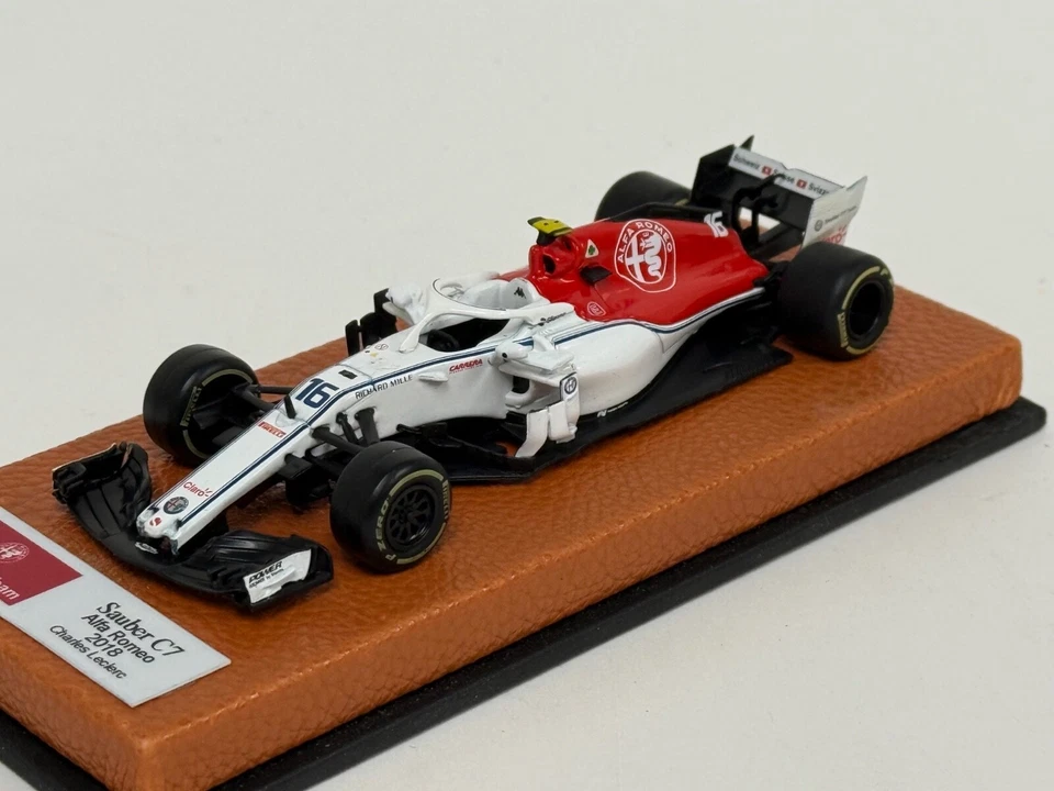 1/43 Sauber C7 from 2018 F1 Season of Charles Leclerc Leather base JPN106 * - image 1 of 4