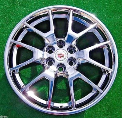 Cadillac SRX Chrome 20 Wheel 2013 2014 15 2016 OEM Factory GM Spec 19300994 4709 - Image 1 of 4