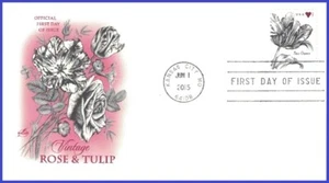 USA5 #5002 U/A ARTCRAFT FDC Vintage Tulipán Boda - Imagen 1 de 1