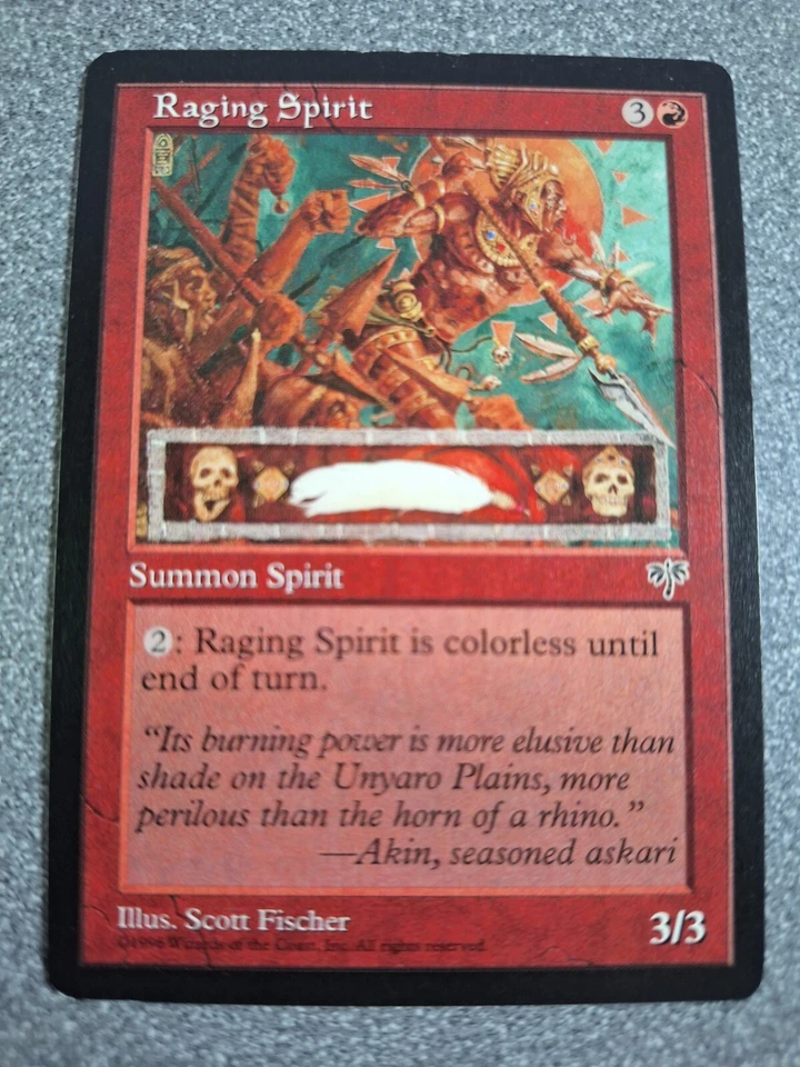 Raging Spirit Mirage Regular Magic the Gathering card o182 - Image 1 of 1