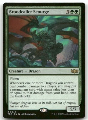 Broodcaller Scourge #44 MTG Tarkir Dragonstorm TDC NM X1 - Image 1 of 3