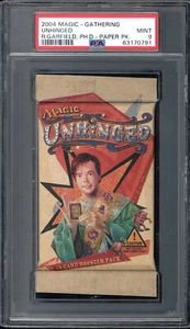 Unhinged Richard Garfield, Ph.D. Booster Pack Graded PSA 9 MTG Magic #63170791 - Picture 1 of 1
