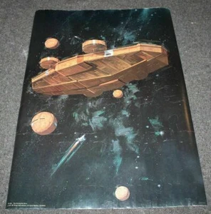 Póster portal de ciencia ficción City Among the Stars 1977 Vincent Di Fate Space Future bien - Imagen 1 de 5