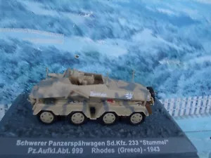 1/72 Altaya Military Magazine Schwerer Panzerspahwagen Sd.Kfz.233 Greece 1943 - Picture 1 of 3